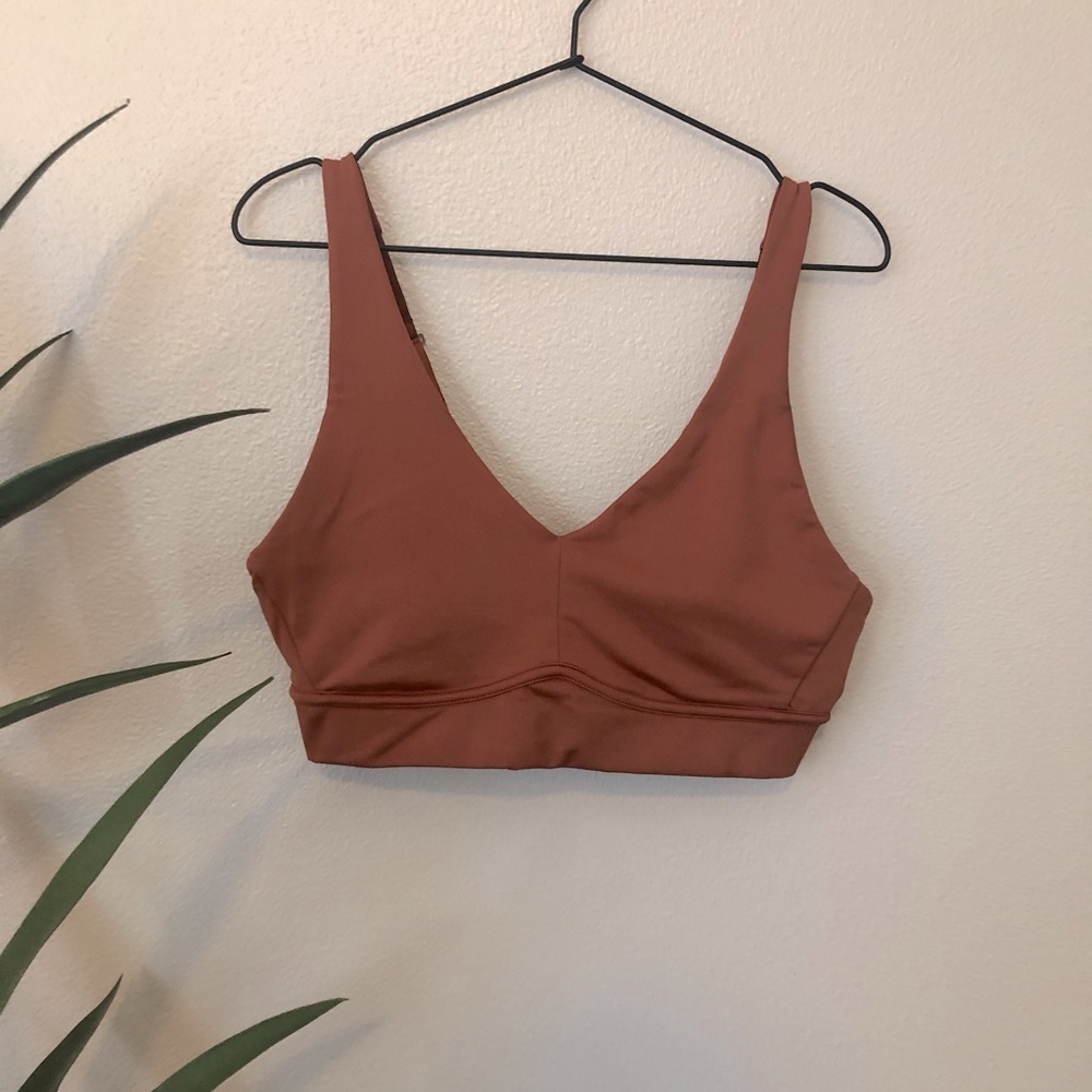 Burnt Orange Sports Bra